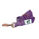 Hanz and Oley-Velvet Leash Lilac Rose